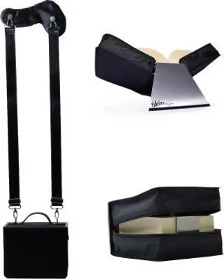 Obrázok produktu pre Taška SKIN BASIC veľkosť XL (Habersack) onyxovo-čierna / s popruhom cez rameno a knižným obalom