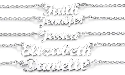 Productafbeelding van Gouden damesketting van roestvrij staal, 18 karaat verguld, personaliseerbaar, 40+5 cm, sleutelbeenketting