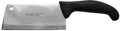A close-up studio shot of a cleaver.