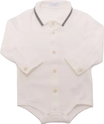 Zdjęcie produktu dla 3226AL body camicia bimbo chłopięca koszulka dziecięca IL GUFO body