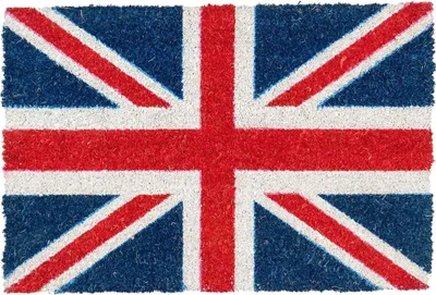 Produktbild von Nicola Spring Kokosfaser-Fußmatte – 60 x 40 cm – Union Jack