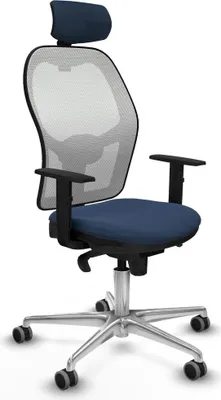 Image de Chaise de bureau Piqueras y Crespo 1D086G2 Bleu marine