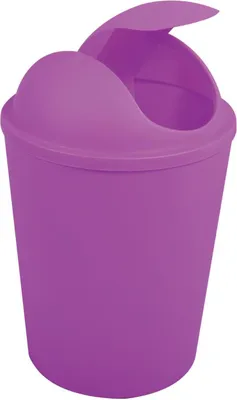 Produktbild von MSV Mülleimer AKO 5,5 l mit Klappdeckel violett