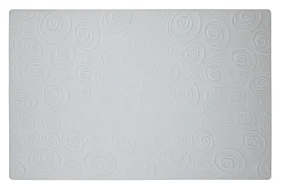 Produktbild von Galzone Tischset Kreise weiß/transparent 28,5 x 44cm