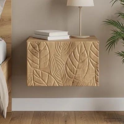 Obrázok produktu pre vidaXL Nástenný nočný stolík Artisan – dub 49 x 34,5 x 20 cm