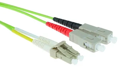Image de ACT MTRJ-SC 9/125um OS1 Duplex 2m (RL5902) Câble à fibre optique Jaune (RL5902)