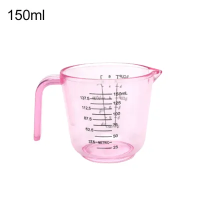 Produktbild von 150ml Griff Wassermilchei -Skala Messung Tassen Messwerkzeug-Rosa