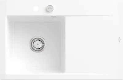 Produktbild von Villeroy & Boch Keramikspüle 334802KG, Subway Style 45 Einbauspüle - inkl.