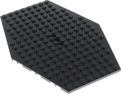 Produktbild von 1x Lego Bau Platte 14x18 schwarz modifiziert TIE Fighter Star Wars 75237 44666
