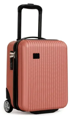 Produktbild von Cruisair 40 x 30 x 20 cm Ryanair Handgepäck Wizzair Koffer Kabinentrolley Untersitz Transavia Vueling (Roségold, 40x30x20cm)