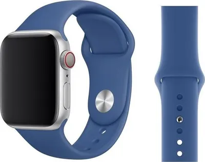 Produktbild von Original Apple Sport Armband S/M + M/L 38/40/41mm MV682ZM/A Delft Blue