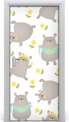 Produktbild von Tulup Türaufkleber 95x205 cm Dekorative Aufkleber Selbstklebend Wasserdichte Tapete Abnehmbar Schlafzimmer Wohnzimmer Wohnkultur - Wand niedzwiadki