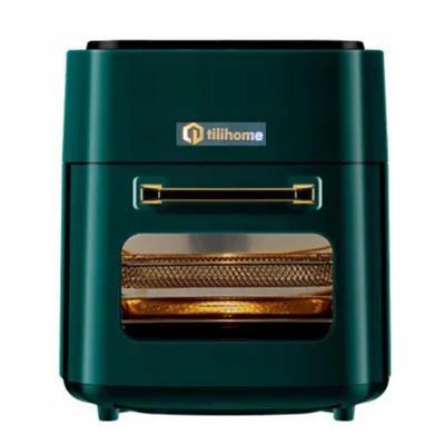 Zdjęcie produktu dla Frytkownica Beztłuszczowa Airfryer Mini Piekarnik Elektryczny 15L Zielona