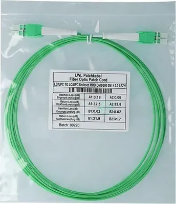 Immagine prodotto di BlueOptics SFP8181GU5MK Cavo in fibra ottica 5 m LC OM5 Verde (SFP8181GU5MK)