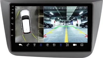 Immagine prodotto di Autoradio con Bluetooth e fotocamera – CarPlay – Per Seat Altea & Toledo (2004–2015) – Compatibile con Apple e Android – Impianto stereo – Navigazione – Sistema di navigazione per auto