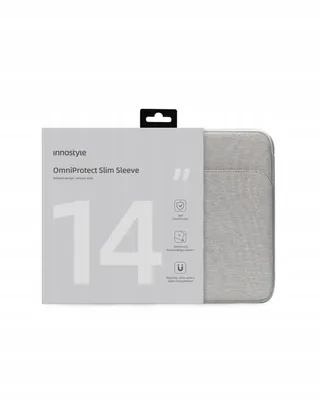 Zdjęcie produktu dla Innostyle Torba Na Laptopa 14" Wodoodporna Etui Omniprotect Slim Szary