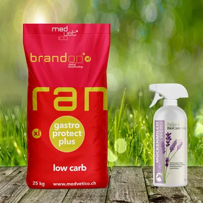 Produktbild von Brandon XL 25 kg + Relax Biocare Mückenmilch 500 ml
