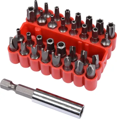 Produktbild von VOREL Bit-Schraubendrehersatz 66330 Chrom-Vanadium-Stahl