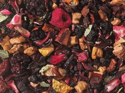 Produktbild von 1 kg  Früchteteemischung Waldbeere aromatisiert