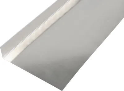 Produktbild von Alberts Glattblech | gekantet, L-Form | Aluminium, natur | 1000 x 135 x 30 mm