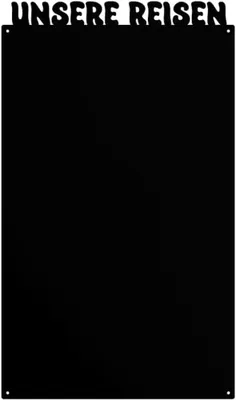 Produktbild von Anwicar Magnettafel Unsere Reisen Schwarz 80x55 cm