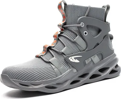 Produktbild von Sicherheitsschuhe, Arbeitsschuhe für Damen und Herren, sportliche, atmungsaktive Stahlkappenschuhe, rutschfeste Arbeitsschuhe