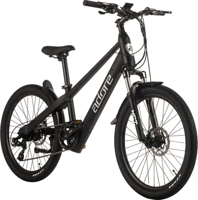 Produktbild von ADORE E-Bike für Kinder 24" Alu Kids Citybike KS-240 Heckmotor 45NM / 10,4Ah Pitch Black adore-bikes 282E