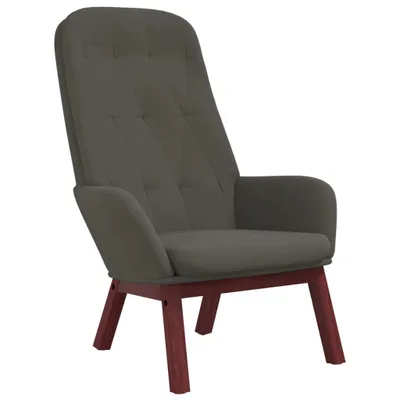 Produktbild von dkd-home-decor Relaxsessel Dunkelgrau Samt 70 x 77 x 98 cm