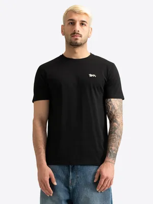 Produktbild von Herren T-Shirt normale Passform SPIKHILL Black/Ecru M Lonsdale