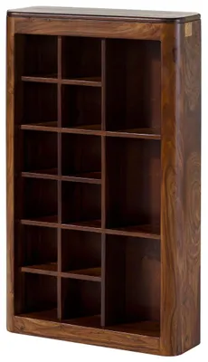 Immagine prodotto di MASSIVMOEBEL24 | scaffale in legno di Shesham / Acacia 65x18x110 Noce cerato TORONTO #250