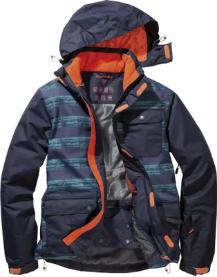 Produktbild von Crivit Sports Herren Snowboardjacke 101867 navy/blau/orange 48