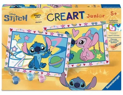 Produktbild von Ravensburger – CreArt Junior – Zahlenkunst – Sticken – Malen nach Zahlen Set – Ab 5 Jahren – 12023214