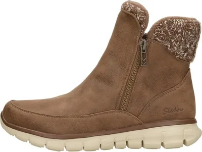 Produktbild von Skechers Synergy - Lovely Collab Enkellaarsjes Plat - Cognac - Maat 39