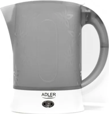 Produktbild von Rychlovarná konvice Adler AD 1268 bílá šedá plastová 600 W 0,6 l