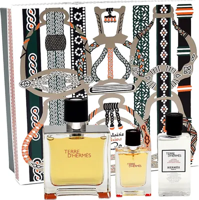 Produktbild von Hermès Terre d'Hermès Set Eau de Parfum 75ml + Eau De Parfum 12ml + After Shower Lotion 40ml