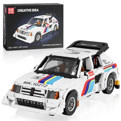 Produktbild von Mould King Technik Rennwagen Bauset, 1477 Teilen Rallye-Auto, ab 14 Jahren