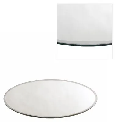 Produktbild von Runde Spiegelplatte Ø30cm mit Schrägkanten (1 Stück) [IFS-30201]