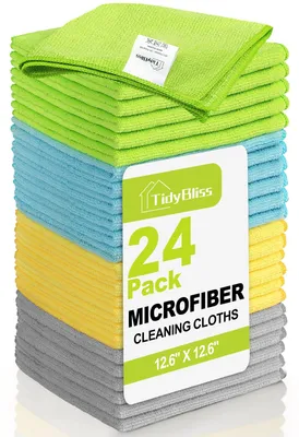 Produktbild von Set mit 24 Mikrofasertüchern für eine effektive Reinigung