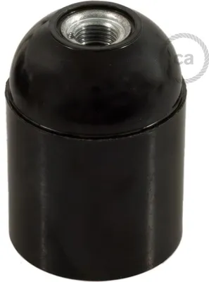 Immagine prodotto di Creative-Cables Kit portalampada E27 in bakelite - Nero