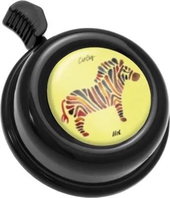 Produktbild von Liix Fahrradklingel Colour Bell , Zebra - Schwarz