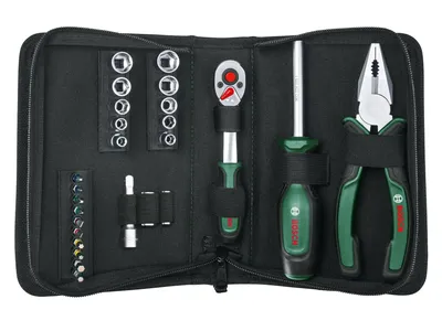 Immagine prodotto di Set di utensili Bosch da 26 pezzi per la casa e l'officina