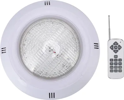 Zdjęcie produktu dla Oświetlenie LED basenu AC12V RGB Kolorowe wodoodporne zdalne sterowanie IP68 wysoka transmisja trwałe oświetlenie akwariowe ABS 35W