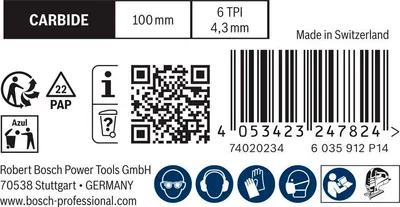 Produktbild von EXPERT Fiber Plaster T141HM Stichsägeblatt, 10-tlg.