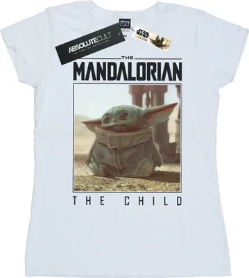 Produktbild von Star Wars - "The Mandalorian The Child" T-Shirt für Damen BI43099 (S) (Weiß)