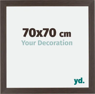 Produktbild von Bilderrahmen, 70x70 cm, Eiche Dunkel, MDF, Mura