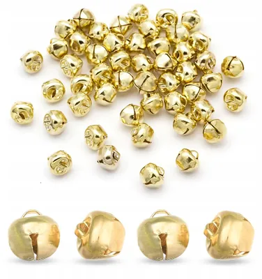 Produktbild von MIXFORM Anhänger Glocken goldfarben 10x10mm 50 Stück