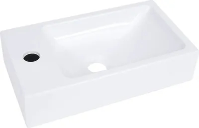 Zdjęcie produktu dla vidaXL Umywalka 400x220x90 mm SMC Biały
