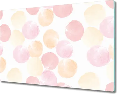 Produktbild von Glas Schneidebrett Herdabdeckplatten Schneideplatten - 80x52 cm - Pastell Flecken