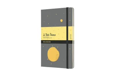 Produktbild von Moleskine Notizbuch – Der Kleine Prinz, Format Large/A5, unliniert, gebunden, grau