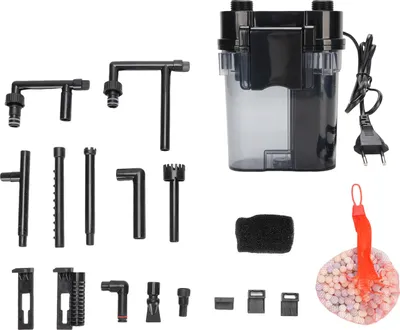 Zdjęcie produktu dla Naścienny filtr akwariowy 300 l/h 4W plastikowy akwarium zewnętrzne do wody pompa ciśnieniowa stawy zewnętrzne wtyczka UE 220 V